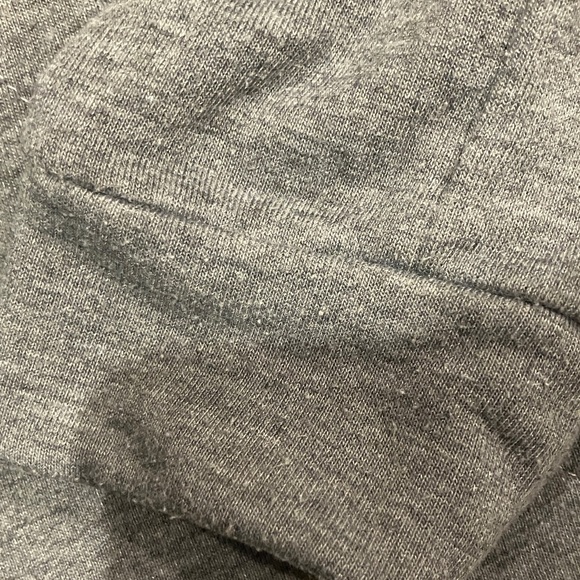 Nike Dri-FIT Hoodie Youth Size 7 Gray Just Do It White Logo - Picture 3 of 10